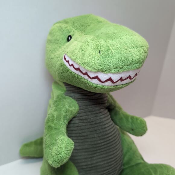 Kohls Cares Green T Rex Dinosaur Plush Tyrannosaurus Dino Stuffed Animal 12” - Picture 1 of 9